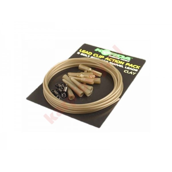 Lead clip action pack clay