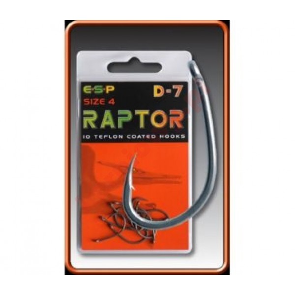 Haczyki - raptor D-7 nr6