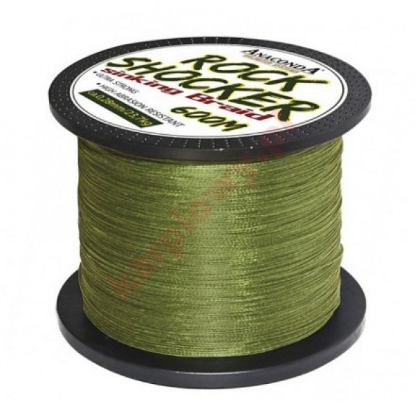 Plecionka Rockshocker Sinking Braid 600m/0,25mm
