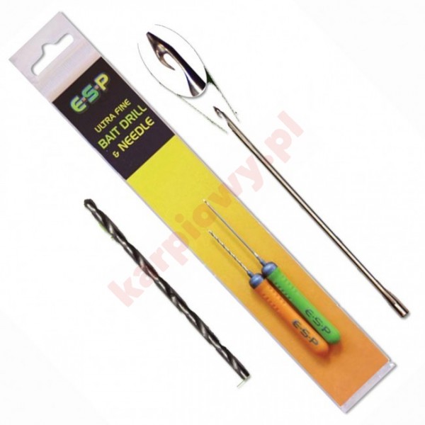 Igła + wiertło do kulek - bait drill & needle