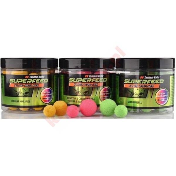 Kulki SF fluo semi buoyant boilies 14/18mm diabelska słodycz 90g 