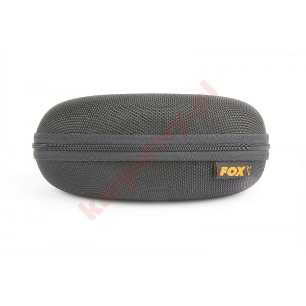 Okulary - sunglasses black / orange grey