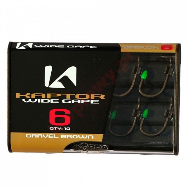 Haczyki kaptor wide gape 06 weed