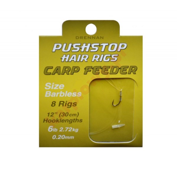 Gotowe przypony - pushstop h'rig carp feeder nr8