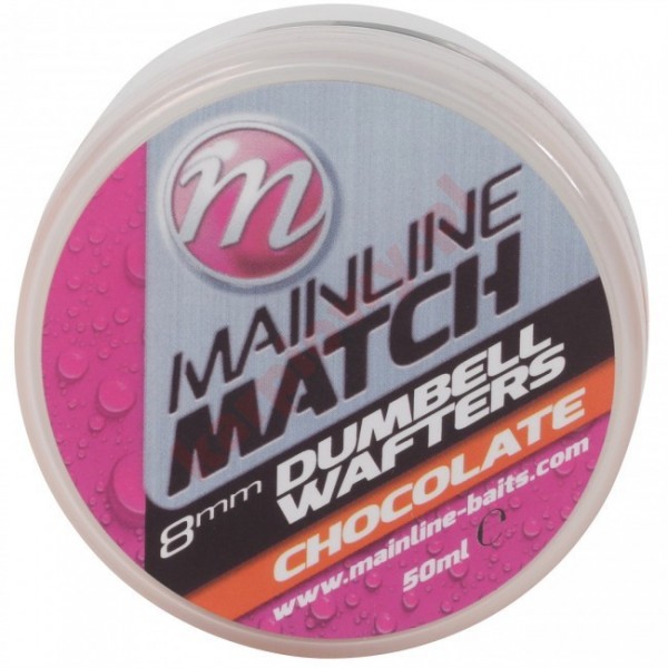 Kulki match dumbell wafters - orange chocolate 8mm