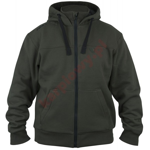 GREEN BLACK HEAVY LINED HOODIE XXL