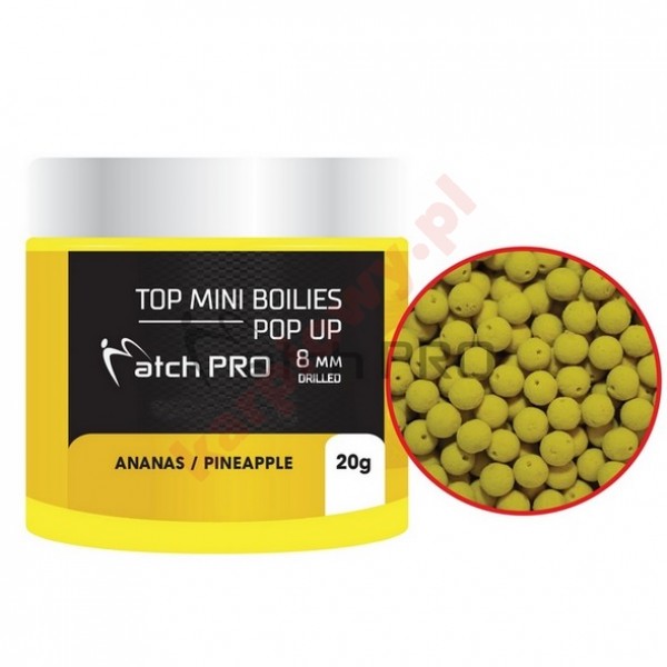 Kulki top boilies pop up pineapple 8mm 20g