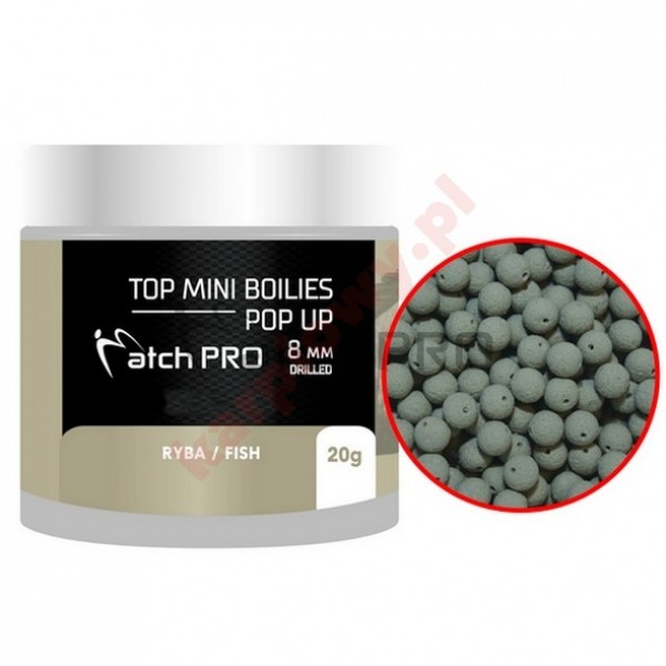 TOP BOILIES POP UP FISH 8mm 25g