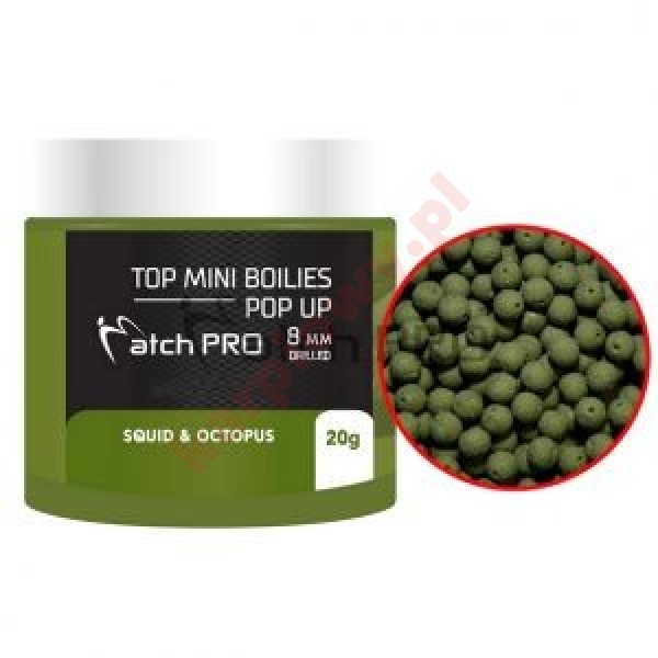 Kulki top boilies pop up squid octopus 8mm 20g