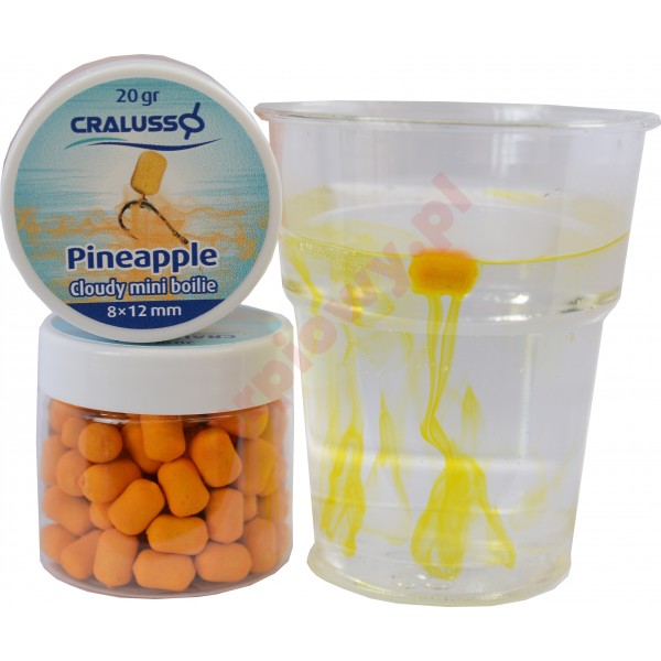 Kulki dumbells cloudy mini 8x12mm pineapple 20g 