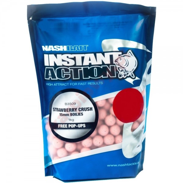 Kulki strawberry crush boilies 18mm 1kg