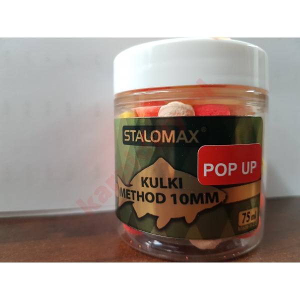 KULKI METHOD FEEDER POP-UP FLUO MIX 10mm 75ml KREWETKA