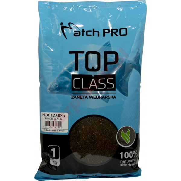 Zanęta top classic płoć czarna 1kg