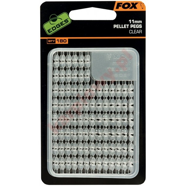EDGES PELLET PEGS 13mm X 2 CLEAR