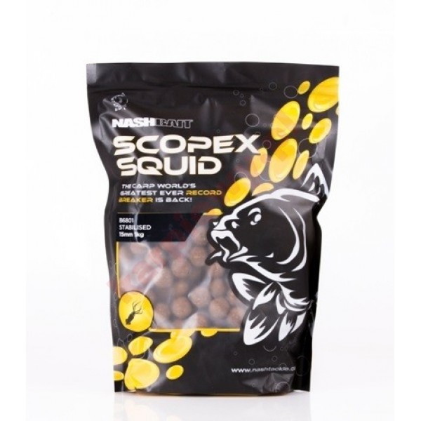 Kulki scopex squid stabilised boilies 15mm 1kg