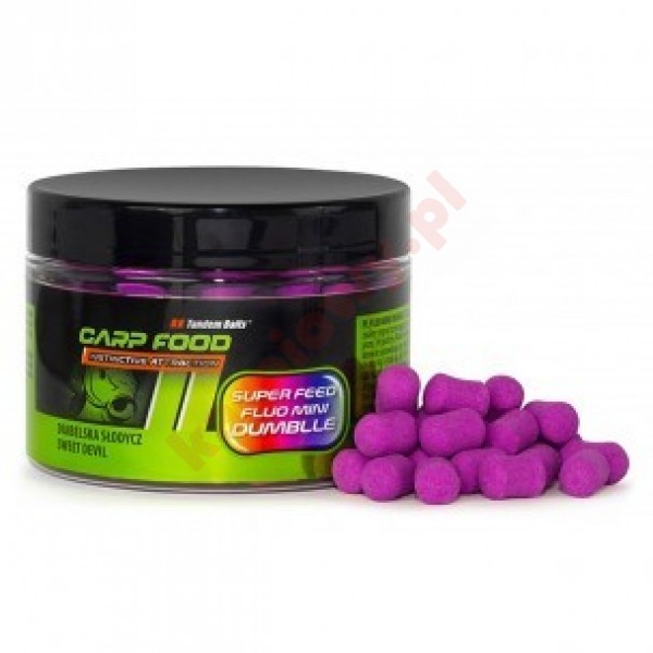 Kulki SF fluo mini dumbells floating - kałamarnica & pomarańcza 35g