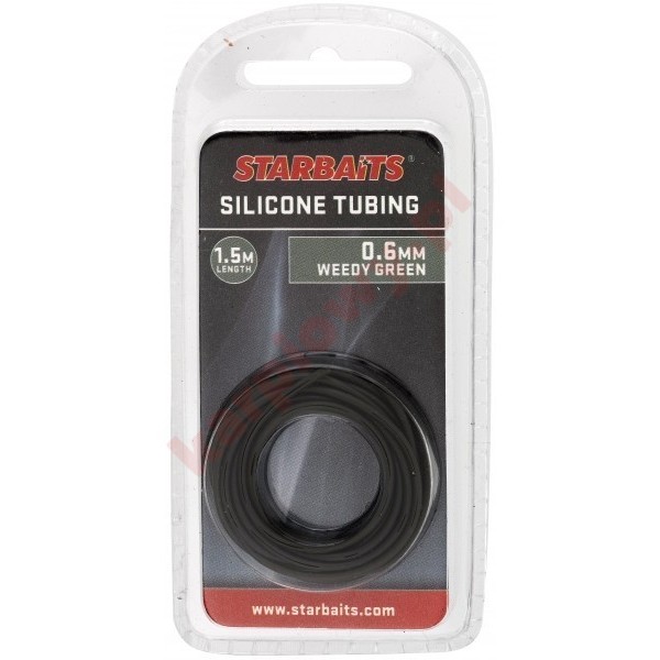 SILICONE TUBING 0,6mm RURKA ZIELONA 1,5m