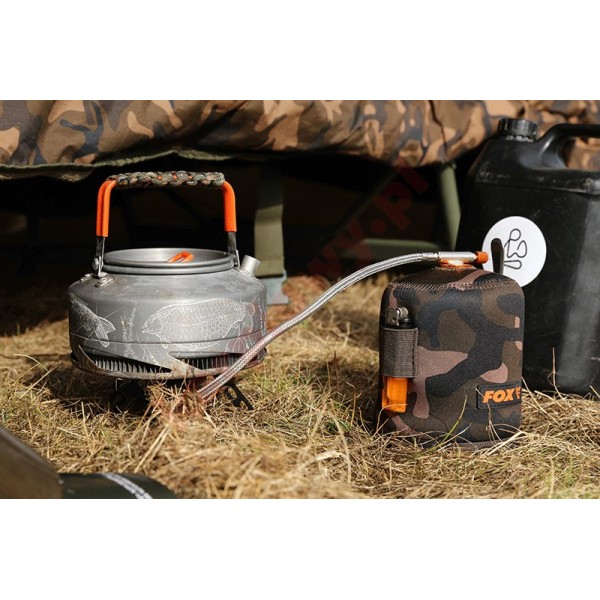 Pokrowiec camo neoprene gas cannister cover