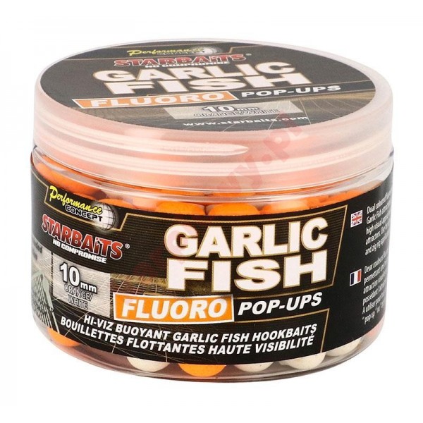 Kulki Con Garlic Fish Fluo Pop Up 10mm 60gr