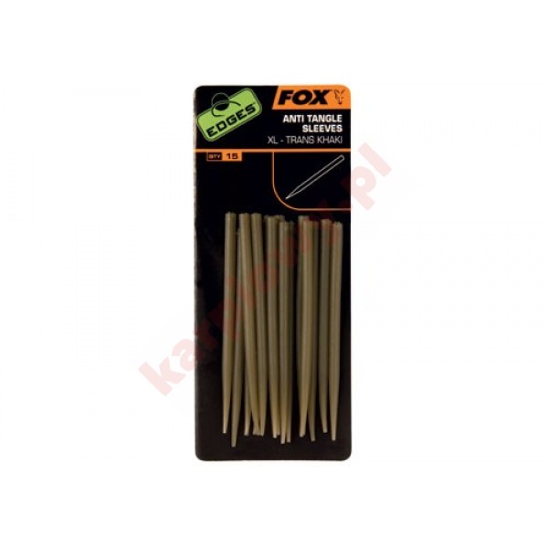 Edges Anti tangle Sleeves XL x 15 Trans Khaki