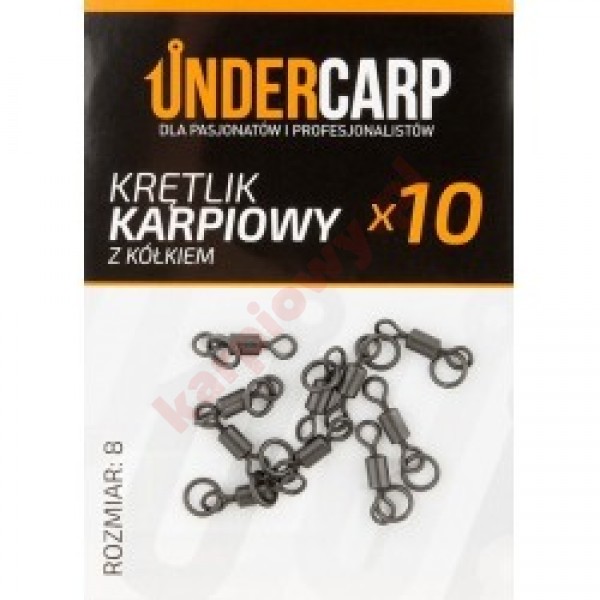 Krętlik Karpiowy z kółkiem NR 8