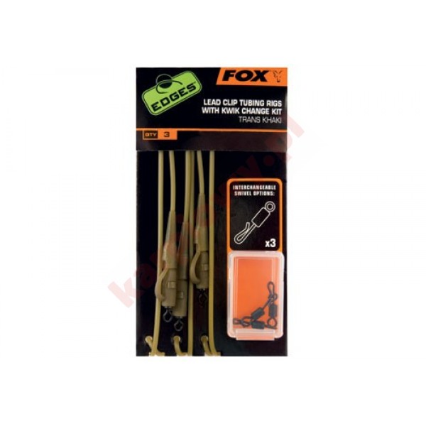 EDGES Lead Clip Tubing Rig - Trans Khaki