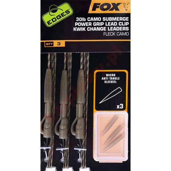 Submerge Power Grip Lead Clip Kwik Change Camo 40lb Kit x3