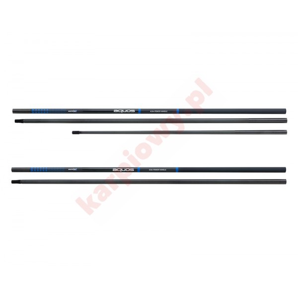 Sztyca - aquos power landing net handle 4m - 3 pc
