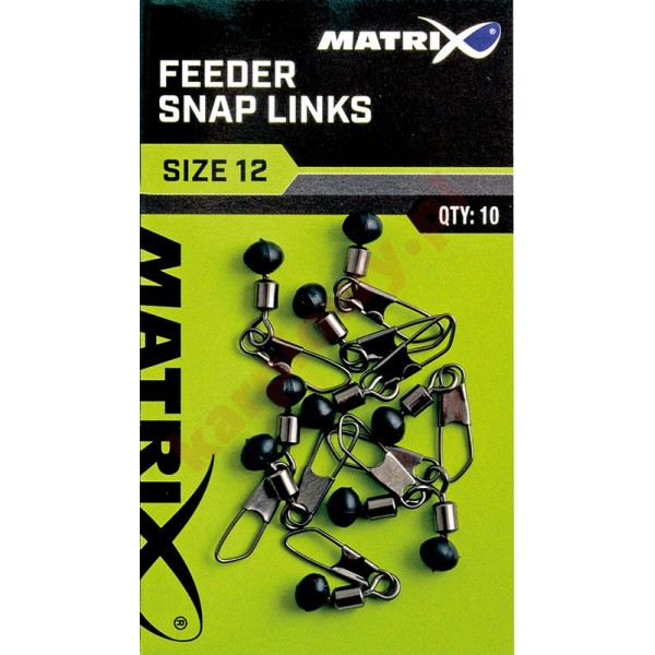 Krętlik z zapinką feeder bead snap links size 14