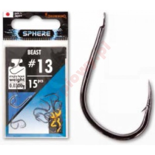 Haczyki sphere beast rozmiar 14