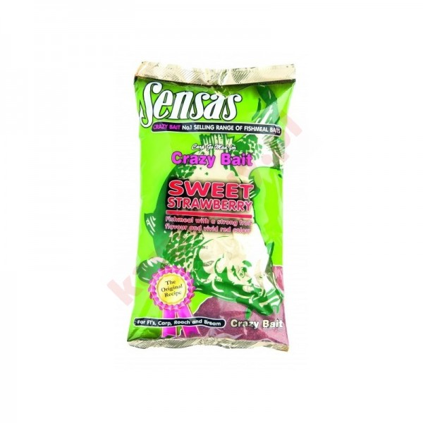 Zanęta crazy bait sweet strawberry 1kg