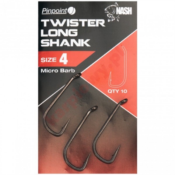 Twister Long Shank Size 1 Micro Barbed