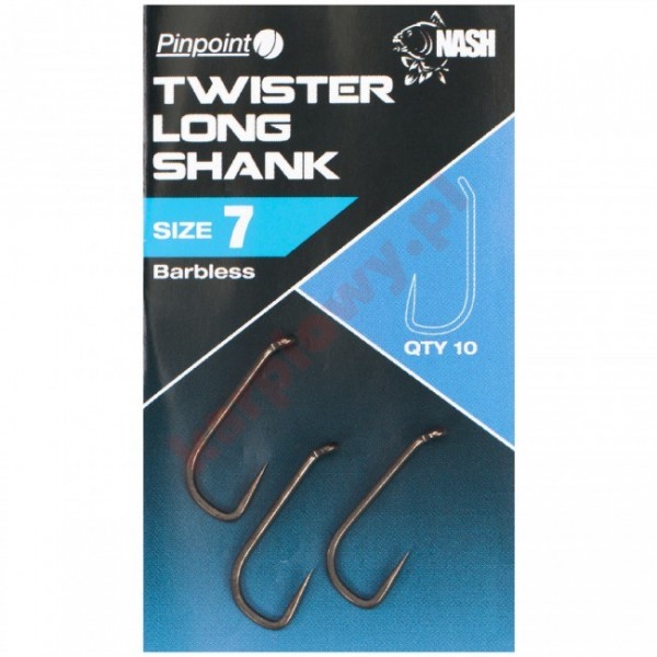 Twister Long Shank Size 4 Barbless