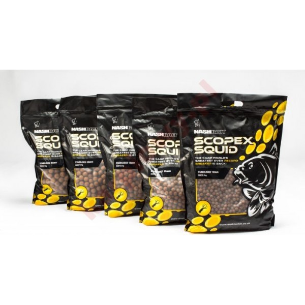 Kulki scopex squid boilies stabilised 24mm 1kg