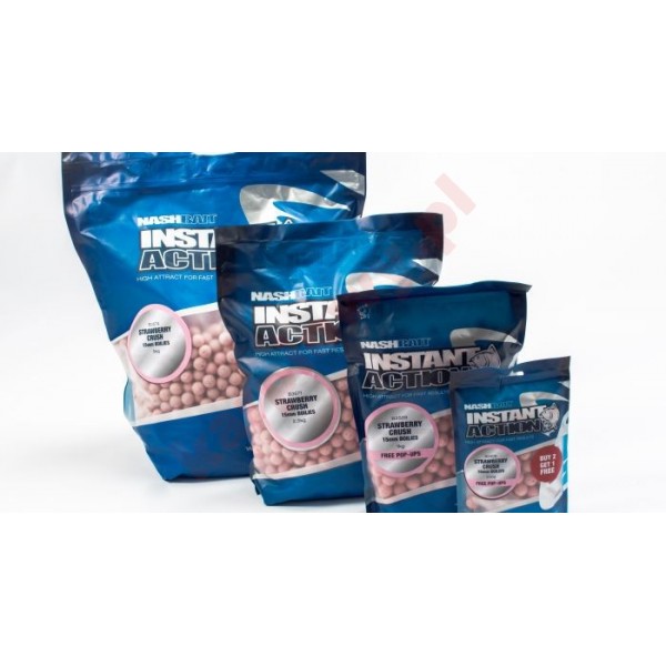 Strawberry Crush Boilies 12mm 1kg 