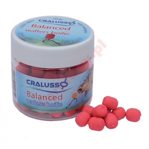 Kulki dumbells balanced 7x9mm strawberry 20g 