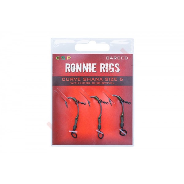 Haczyki - ronnie rigs barbed nr 6
