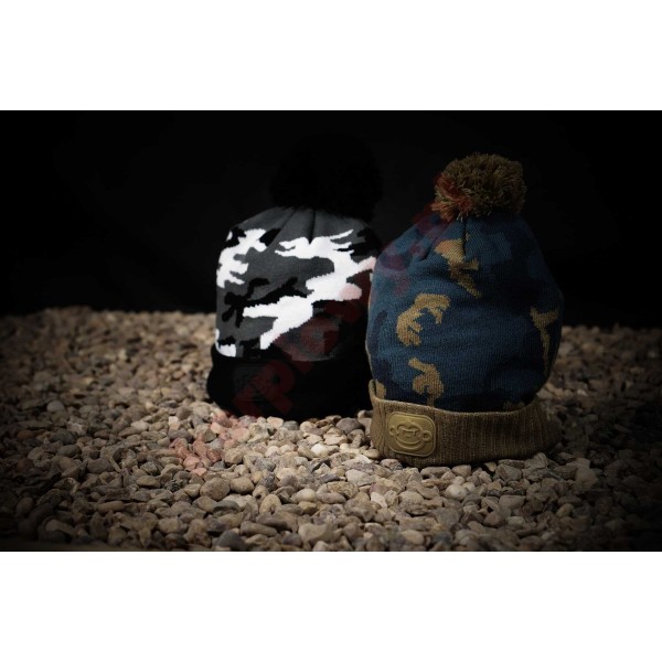 Czapka camo bobble hat - brown 