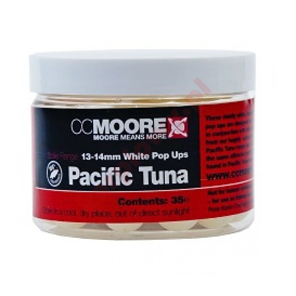 Kulki pop up - pacific tuna white 13/14mm	