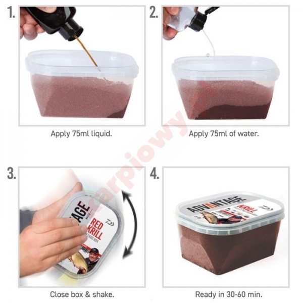 Pellet Natural Scopex 500g+75ml dip Method Box