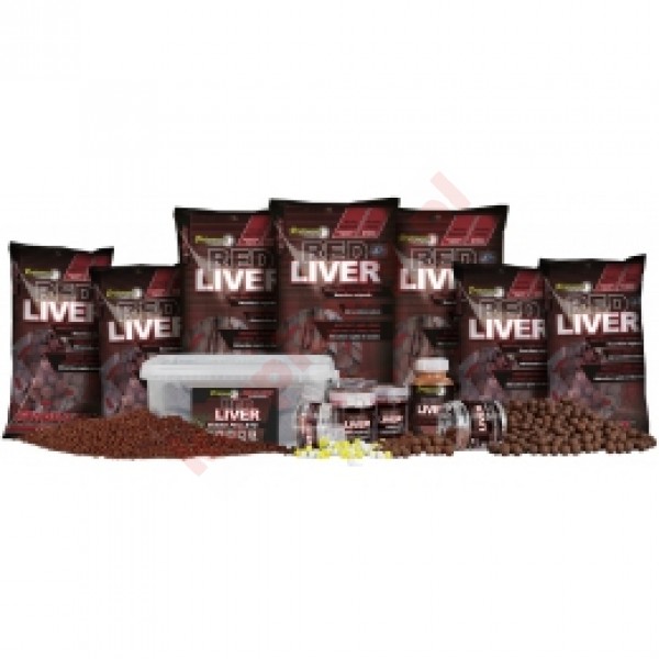 Kulki Red Liver Pop-Up Fluo Biało-Żółte 14mm- 80g