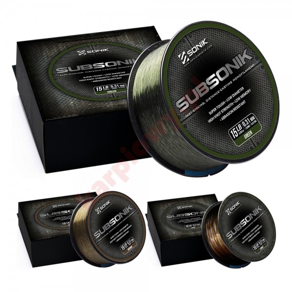Żyłka Subsonik Green 15LB 1200m