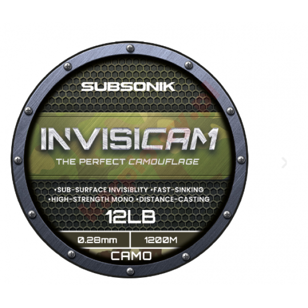 Żyłka SUBSONIK INVISICAM 15LB 1200m (0.31mm)