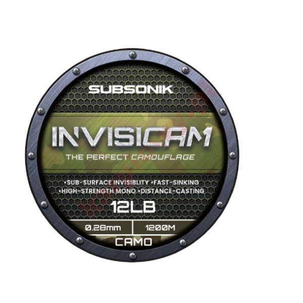 Żyłka Subsonik Invisicam Mono 18lb 1200m