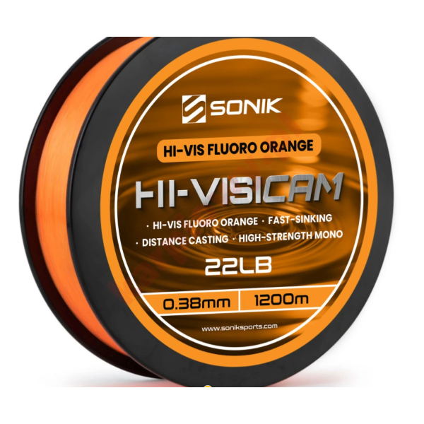 Żyłka Subsonik Hi-Visicam Mono 22lb 0,38mm