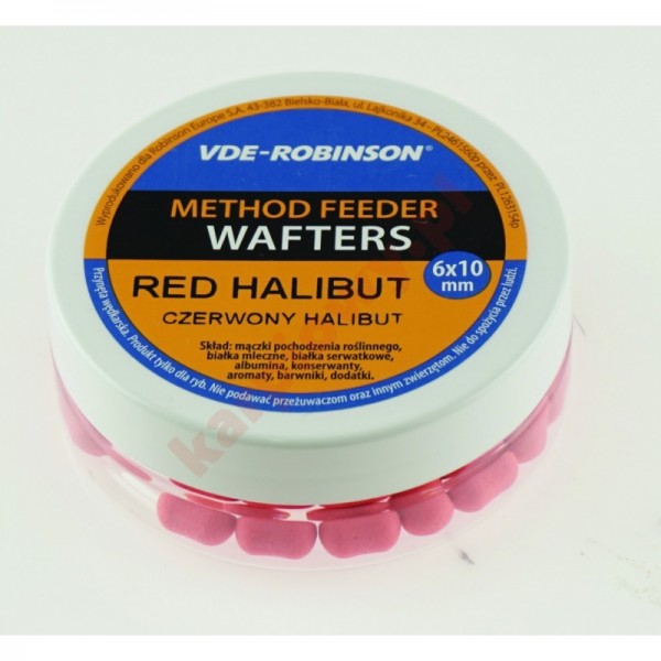 Wafters 6x10mm Red Halibut