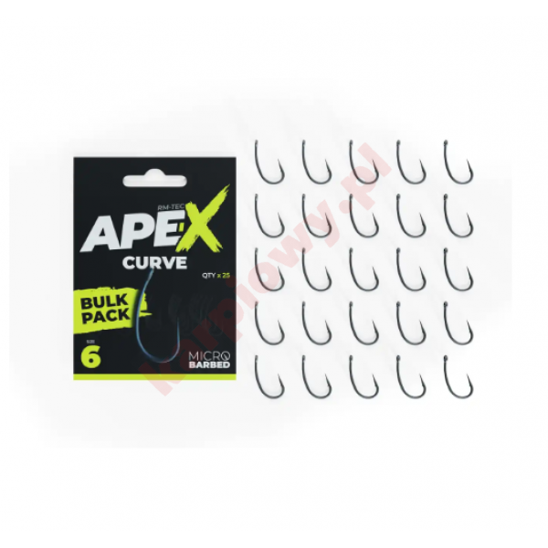 Haczyki  Ape-X Curve Barbed Bulk Pack 25szt