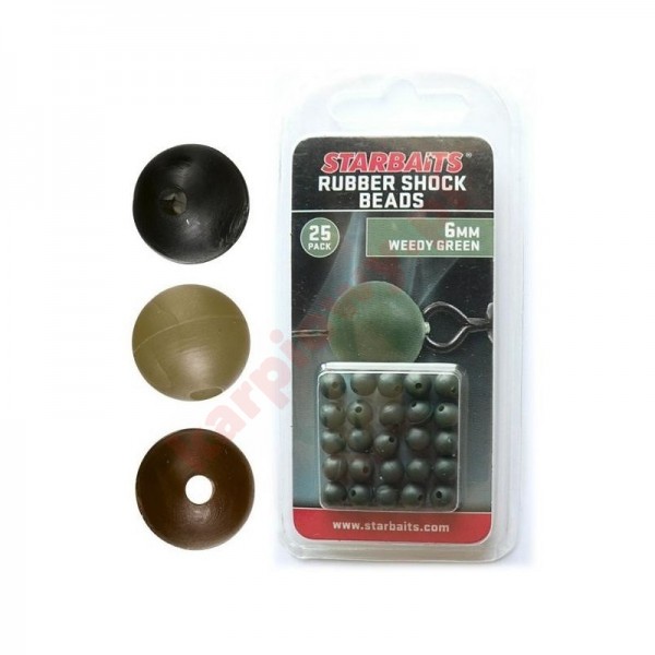 Rubber Shock Beads 6mm Koralik Brązowy