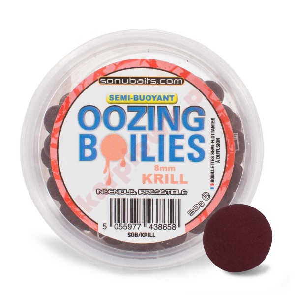 Kulki Oozing boilies 8mm - Krill 50g