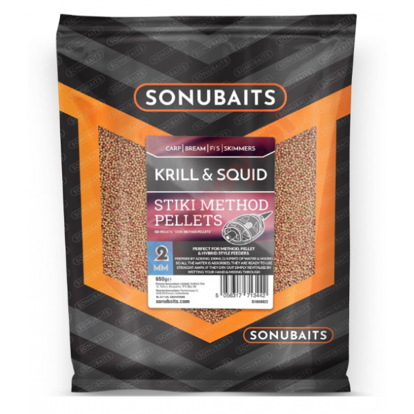 Pellet Stiki Krill & Squid Method 2mm 650g